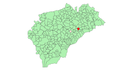 Castroserna de Abajo – Mappa