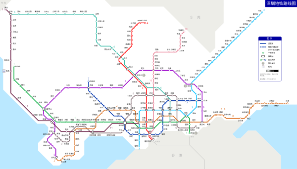 深圳地铁8号线线路图什么时侯建-深圳地铁8号