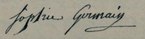 Sophie Germainová, podpis (z wikidata)
