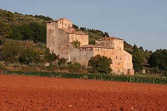 The clay soil near Siena, Italy, is the color called raw sienna.