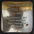 Stolperstein für Georg Zack