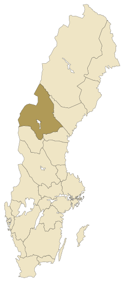 Location of Jämtland
