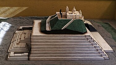 Modell der Tempelanlage