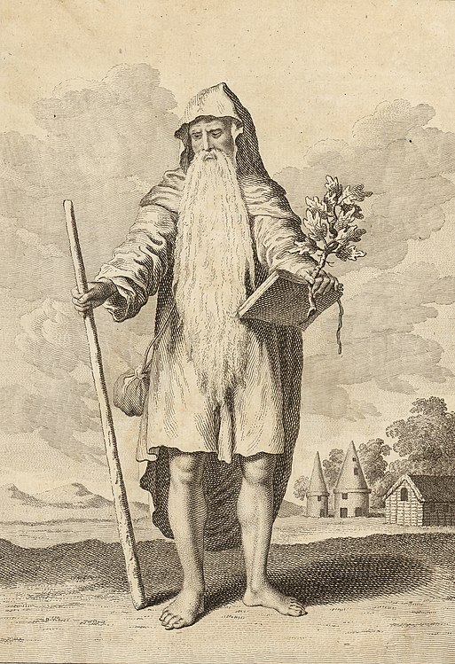 Druide, par Thomas Pennant en 1781