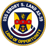 USS Emory S. Land AS-39 Crest.png