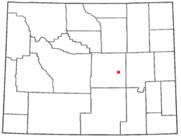 Mills läge i Natrona County, Wyoming.