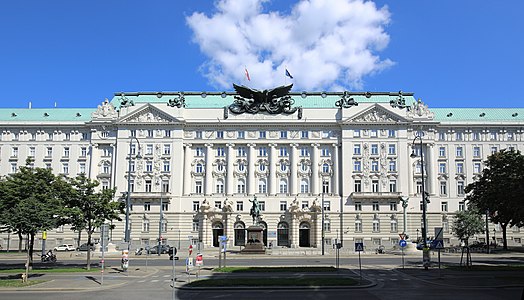 Военное министерство, Вена (1908-10).
