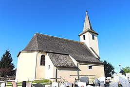 L'église de Mérilheu.