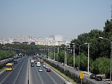 Haping road, one of the main municipal roads in the south of Harbin Ha Ping Lu  - panoramio.jpg