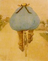 Un cultivateur mécanique, 1906. Музей живописи Фауэ, акварель, картон
