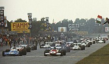 Start of the Italian Grand Prix 1972 Italian Grand Prix, race start.jpg