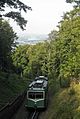 Drachenfelsbahn auf Talfahrt