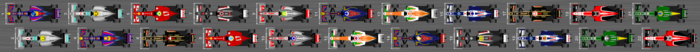 Schéma de la grille de qualification du Grand Prix d'Inde 2013
