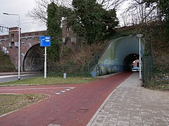 Nijmegen-Centrum, Fahrradtunnel Gaper