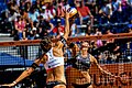 a beach volleyball match at the 2022 European championships in Munich, Germany ( photo by Granada)