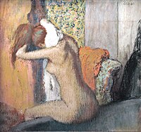 After The Bath, woman drying her neck (1895–1898) (Musée d'Orsay, Paris)