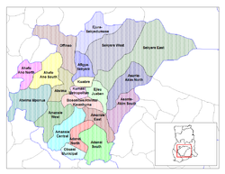Districts of Ashanti Region