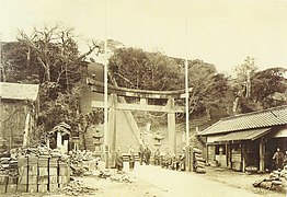 Torii à Tokyo en 1872,