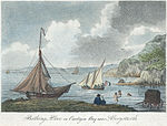 Badmaskin i Cardiganbukten, Wales, c. 1800