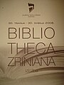 Katalog einer Buchausstellung der Bibliotheca Zriniana, der Bücherei des kroatischen Banus und Dichters Nikola Zrinski aus 1662, die 2008 in Čakovec stattfand