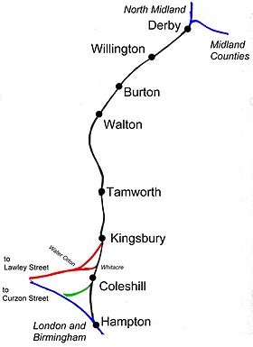 Image illustrative de l’article Birmingham and Derby Junction Railway