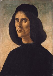 Portrait de Michel Marulle, peint par Botticelli.