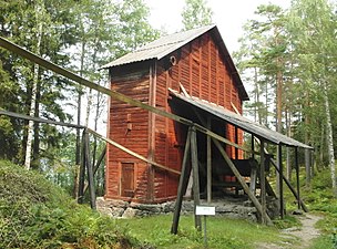 Bredsjönäskonsten med stånggången till vänster