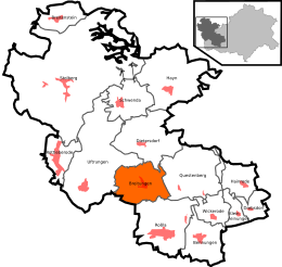 Breitungen – Mappa