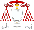 Wappen eines Erzbischofs und Metropoliten, der die Kardinalswürde hat.