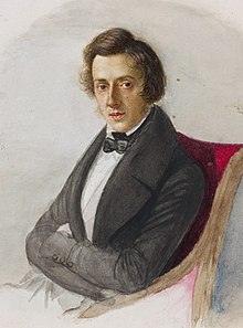 O pintor polaco Frédéric Chopin en un cuadro de Maria Wodzinska (1835).