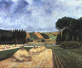 Paysage aux meules ("Peisaj cu snopi"), 1895