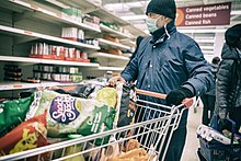 People in London buying more canned foods and toilet paper, 18 March 2020 DSC05532 (49675496857).jpg