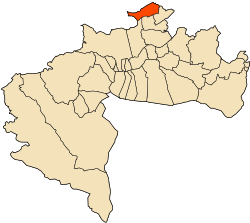 Localização de El Kantara