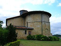 Chevet de l'église.