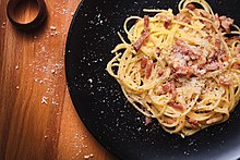 Spaghetti alla carbonara Espaguetis carbonara.jpg