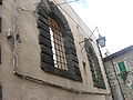 Le finestre di Palazzo Farnese con le cornici in basalto