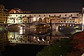 Florença com a Ponte Vecchio à noite