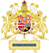 Full Ornamented Royal Coat of Arms of Spain (1621-1668).svg