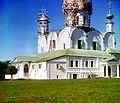 Реставрация куполов собора в 1911 году, фотография Прокудина-Горского
