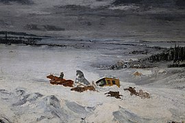 Gustave Courbet, The Diligence in the Snow, NG3242