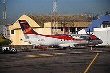 Dornier 328 (HC-CFS) de VIP Ecuador en el Aeropuerto Internacional Mariscal Sucre (2008)