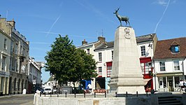 Parliament Square in het centrum van Hertford