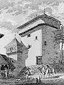 Wohnturm um 1820, Stich von Ludwig Adolf Hess