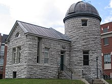 Holden Observatory, the second-oldest building in the university. Holden Observatory, Syracuse University.jpg