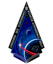 Description de l'image ISS Expedition 45 Patch.png.