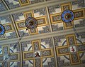 Attributed to Germano Traub: Decorative painting on the ceiling of the nave of the Church of Sorrows, second half of the 19th century.