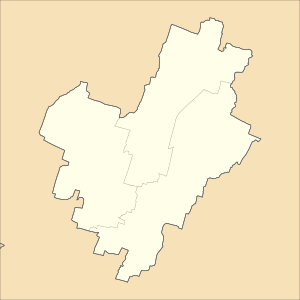 Peta Administratip kecamatan ring kota Blitar.
