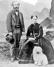 جیمز کلرک ماکسول و همسرش کاترین در سال ۱۸۶۹