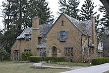 James D. West residence designed by Harry Wachter, seen in 2019