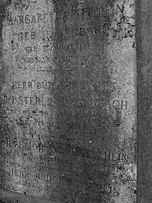 Johann Jakob Stehlin der Ältere (1803–1879) Zimmermann, Baumeister, Bürgermeister, Politiker, u. a. Vizepräsident des Verwaltungsrats der Gotthardbahn, Grab auf dem Friedhof Wolfgottesacker, Basel